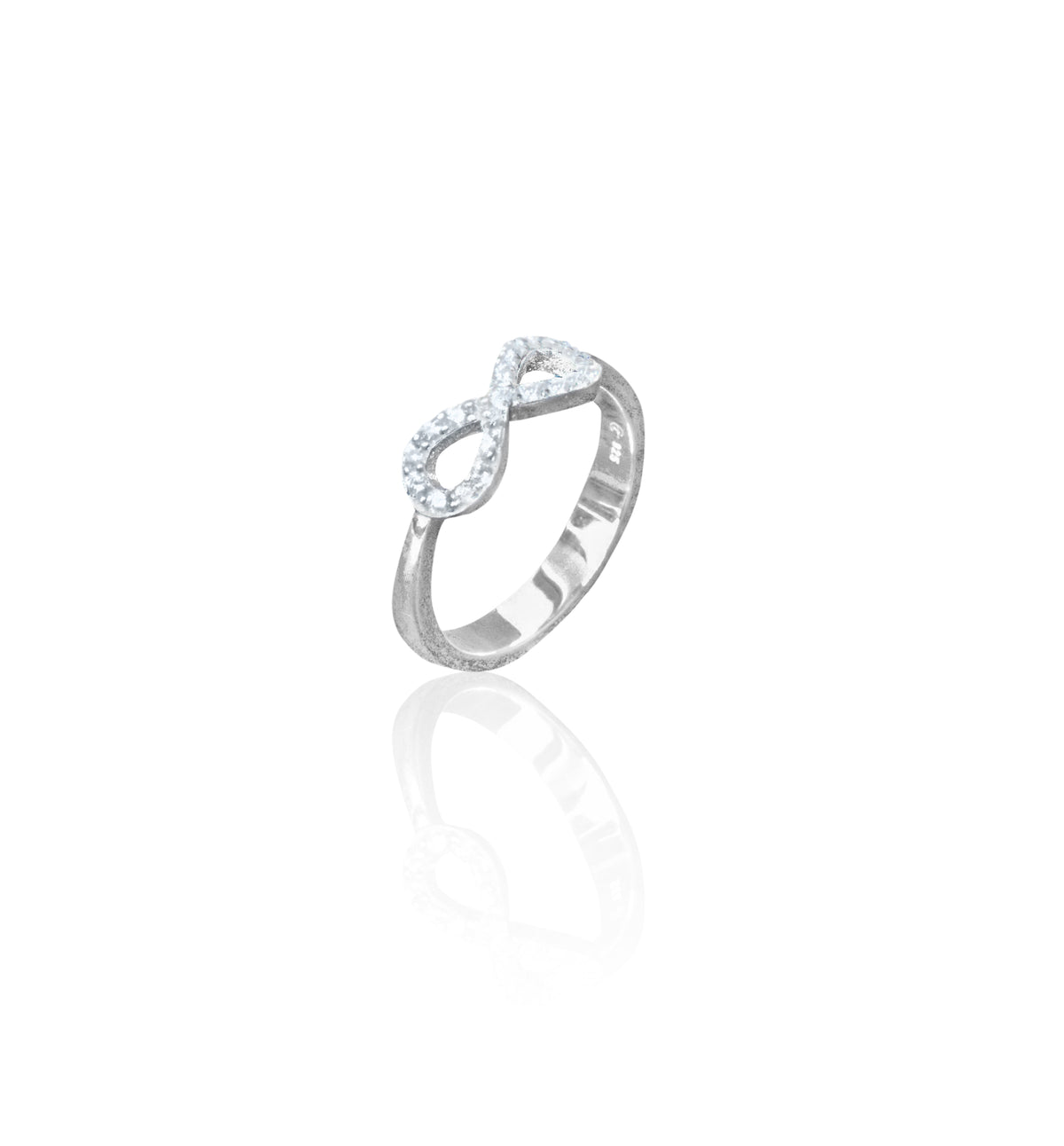 Silverio Infinity Big Silver Ring