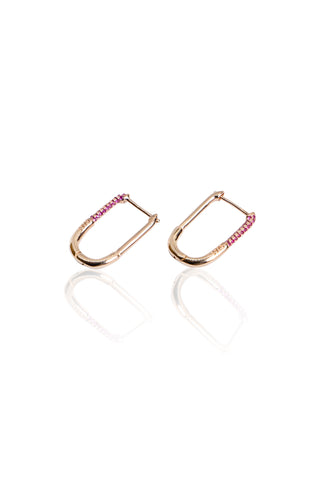 Minimalist U-Shaped Hoops Earrings